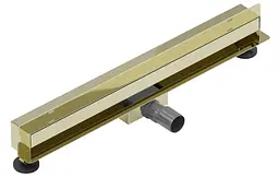 Трап для душу Mexen Flat 70 Wall gold 2в1 настінний MEX-1530070 - мініатюра 4