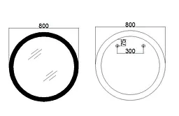 Дзеркало Qtap Taurus з LED-підсвічуванням Touch QT2478R807 - мініатюра 10