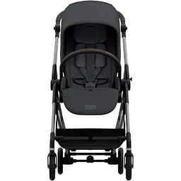 Коляска Cybex Melio Monument Grey з бампером темно-сіра (522002663) - мініатюра 2