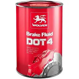 Гальмівна рідина WOLVER DOT 4 1л 4260360948527 - мініатюра 2