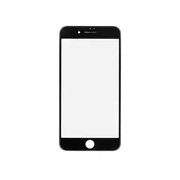 Скло корпусу з рамкою для Apple iPhone 7 чорний