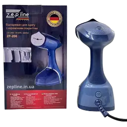 Відпарювач Zepline ZP-206 Синій – компактний, 3000 Вт, резервуар 500 мл - мініатюра 6
