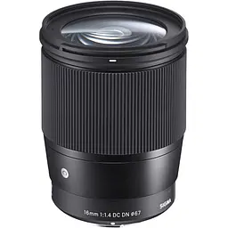 Об'єктив Sigma AF 16mm f/1.4 DC DN Contemporary Sony E (00-85126-40265-5) [106437]