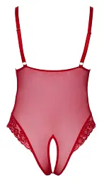 Боді Cottelli Curves otwarte 2XL (червоний) - мініатюра 12