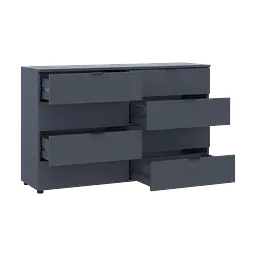 Комод Doros Рон 8 Графіт 8 Шухлядок 130х38х81 (41516173) - мініатюра 6
