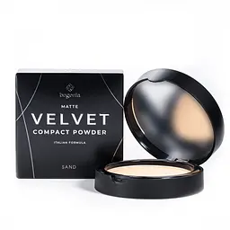 Пудра для обличчя Bogenia Velvet компактна матуюча №104 Sand Песковий