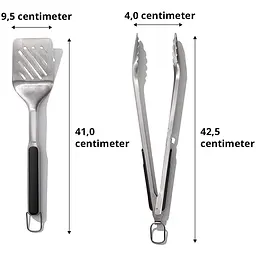 Набір для гриля OXO Good Grips Grilling Turner and Tongs Set (11320200) - мініатюра 4