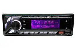Автомагнітола Boschmann BM-5602 1DIN з Bluetooth і ISO-роз'ємом, RGB-підсвітка панелі, 2xUSB, microSD/TF, AUX вхід, MP3