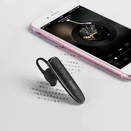Bluetooth-гарнітура HOCO E29 Splendor бездротова моно чорна - мініатюра 2