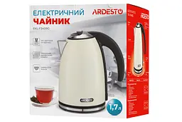 Електрочайник Ardesto Strix 1.7 л бежевий (EKL-F340BG) - мініатюра 9