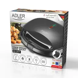 Електрична горішниця Adler AD 3071 форма для горішків 12 половинок - мініатюра 10