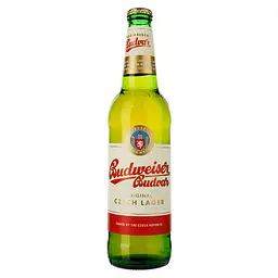 Уцінка. Пиво Budweiser, світле, фільтроване, 5%, 0,5 л