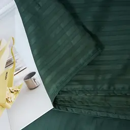 Простирадло Moon&Star Mystic Green Satin Stripe Gold Люкс 200х220 см (MS-860000248) - мініатюра 3