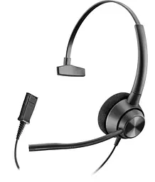 Гарнітура Poly комп'ютерна моно On-ear EncorePro 310 Quick Disconnect всеспрямований чорний (77T43AA)