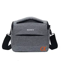 Сумка для фотоапарата Sony α протиударний чохол Sony Alpha Сірий із чорним (IBF064SB1)