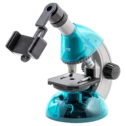 Мікроскоп дитячій SIGETA MIXI 40x-640x Blue з адаптером для смартфона та набором для дослідів (65911) - мініатюра 2