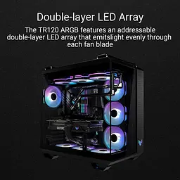 Комплект вентиляторів ASUS TUF Gaming TR120 ARGB Triple Pack White (90DA0093-B09020) - мініатюра 9