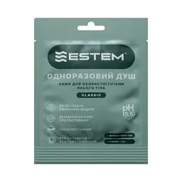 Одноразовий душ Estem Classic (Пінна губка + рушник)