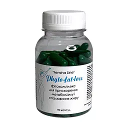 Фітокомплекс Фітор Phyto Fat loss для прискорення метаболізму Femina line Фіторія 90 капсул