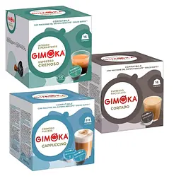 Набір кави в капсулах 3 види Gimoka Dolce Gusto Мікс 1 48 шт