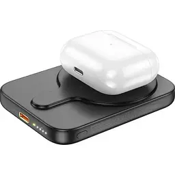 Зовнішній акумулятор Hoco J117 Esteem MagSafe 5000mAh 20W Black [103295] - мініатюра 3