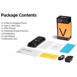 Смартфон Doogee V Max PRO 12/512 Gb з акб 22000 мАг чорний - мініатюра 5