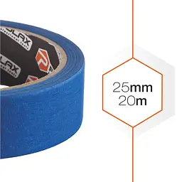 Малярна клейка стрічка Polax Premium 25 мм х 20 м (101-024) - мініатюра 5