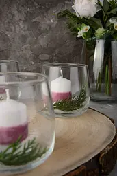 Ваза Trend Glass Runa, скло, 9 см, прозора (38431) - мініатюра 4