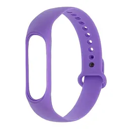 Ремінець силіконовий для Xiaomi Mi Band 3/4, 33 бузковий