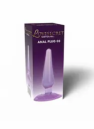 Анальна пробка Lovesecret Anal Plug 03 11 см (фіолетовий) - мініатюра 5