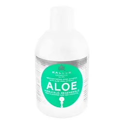 Шампунь для волосся Kallos Cosmetics KJMN Aloe зволожуючий з екстрактом Алое Вера, 1 л - мініатюра 2