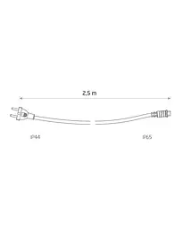 Провід живлення для гірлянди Nowodvorski 7871 Festoon lights IP44/65 Bl - мініатюра 2