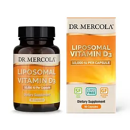 Вітаміни та мінерали Dr. Mercola Liposomal Vitamin D3 10000 IU, 90 капсул