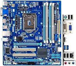 Материнська плата Gigabyte GA-B75M-D3H (GA-B75M-D3H) (Socket 1155, Intel B75, Micro-ATX) Б/в