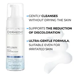 Пінка для вмивання Dermedic Melumin Gentle Cleansing Foam Для чутливої шкіри 170 мл (5901643177492) - мініатюра 3