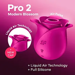 Вакуумний кліторальний стимулятор Satisfyer Pro 2 Modern Blossom - мініатюра 6