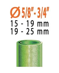Адаптер для конектора для поливального шлангу 3/4"-5/8" Claber - мініатюра 2