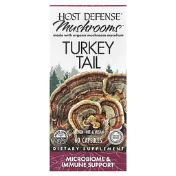 Натуральна добавка Host Defense Turkey Tail 60 вегакапсул - мініатюра 2
