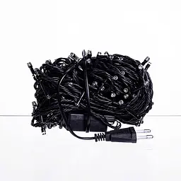 Новорічна гірлянда GarlandoPro 18 м 180 LED чорний провід Біле світло W180LED18MBW - мініатюра 2