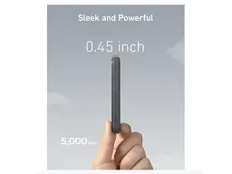 Зовнішній акумулятор (павербанк) ANKER 621 Magnetic 5000mAh Black (A1610012) - мініатюра 4