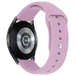 Силіконовий ремінець Sport для Smart Watch 20mm Бузковий / Light purple