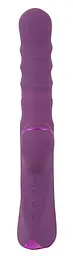 Вібратор-кролик Javida 3 Function Thrusting Thum 23.7 см фіолетовий - мініатюра 3