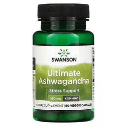 Екстракт Ашваганди Ultimate Ashwagandha 250 мг - 60 капсул
