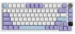 Клавіатура Ajazz AK820 PRO 75% Exploded Flying Fish Switch White RGB (AK820PRO-FF-PWB) - мініатюра 2