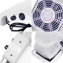 Витяжка SalonHome T-SO30691 для манікюру 858-4 Рожева - мініатюра 3