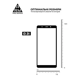 Захисне скло на TECNO POP 3 (BB2) з олеофобним покриттям, Pro, повне проклеювання, антистатичний і пиловідштовхуючий шар, 9H, самоклеючеся, 2.5D, на весь екран, антистатичний клей, ArmorStandart (ARM61777) - мініатюра 3