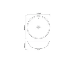 Раковина Mixxus PREMIUM TOPPER-1601 з переливом (MP6571) - мініатюра 4
