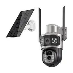 IP PTZ-відеокамера автономна з WiFi та сонячною панеллю 3Mp+3Mp Light Vision VLC-9430WIA/2C3S (Solar) f=4mm, на акумуляторних батареях (75-00292) - мініатюра 1