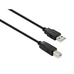 Кабель для принтера Atcom 10909 USB AM - USB BM 5 метрів чорний - мініатюра 2