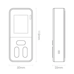 Лазерний далекомір Xiaomi HOTO Laser Measure ECO (K-50) 50 м - мініатюра 6